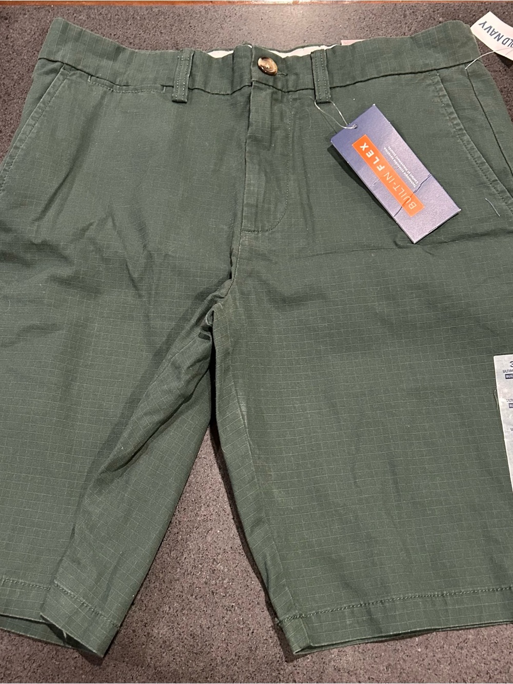 Old Navy Forest Green Casual Shorts